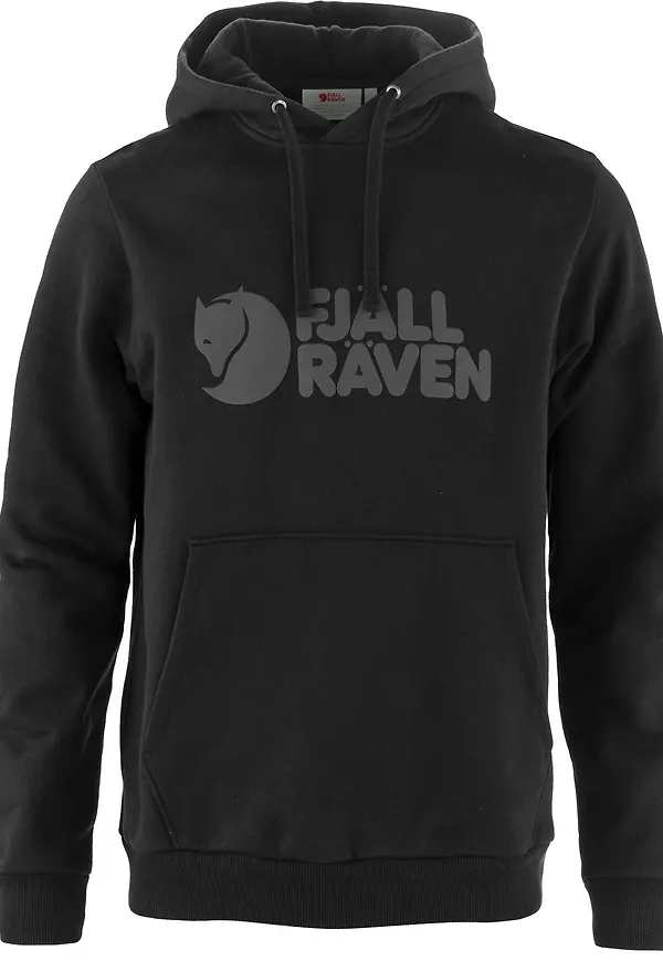Fjällräven Men's Fjällräven Logo Hoodie Black