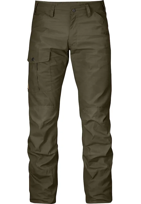 Fjällräven Men's Nils Trousers Long Dark Olive