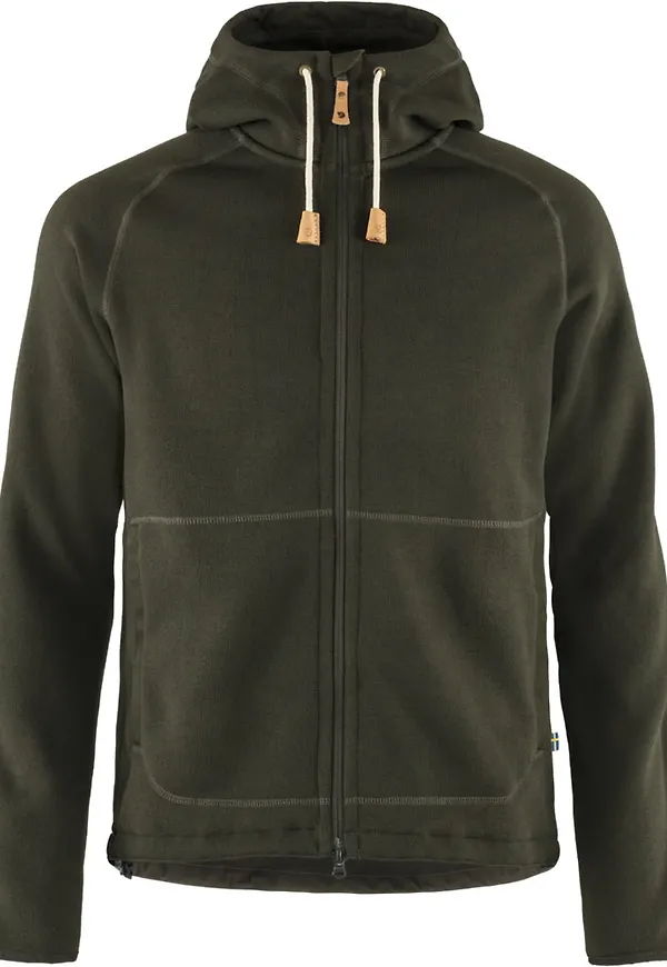 Fjällräven Men's Övik Fleece Hoodie Deep Forest
