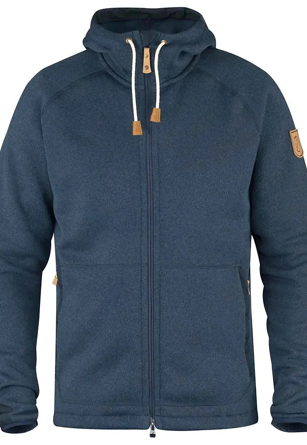 Fjällräven Men's Övik Fleece Hoodie Navy