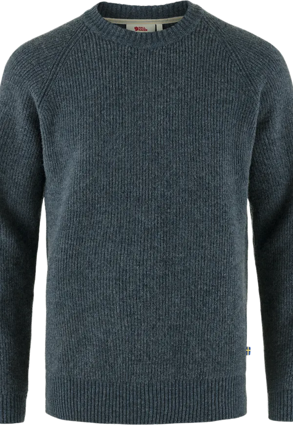 Fjällräven Men's Övik Rib Sweater Navy