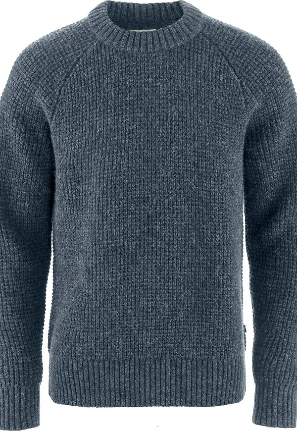 Fjällräven Men's Övik Waffle Knit Navy