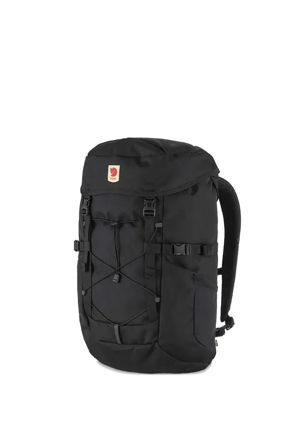 Fjällräven ryggsäck med logotyp - Svart