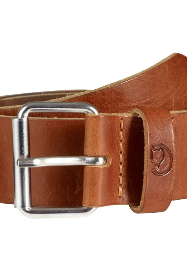 Fjällräven Singi Belt 4 cm Leather Cognac