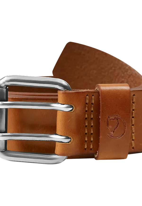 Fjällräven Singi Two-Pin Belt Leather Cognac