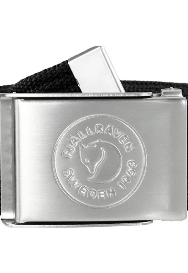 Fjällräven Unisex 1960 Logo Belt Black