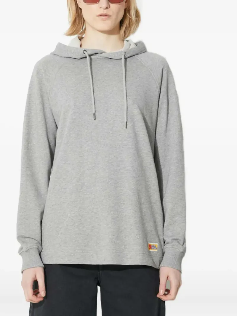 Fjällräven Vardag hoodie med dragsko - Grå