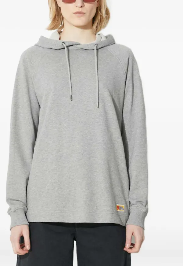 Fjällräven Vardag hoodie med dragsko - Grå