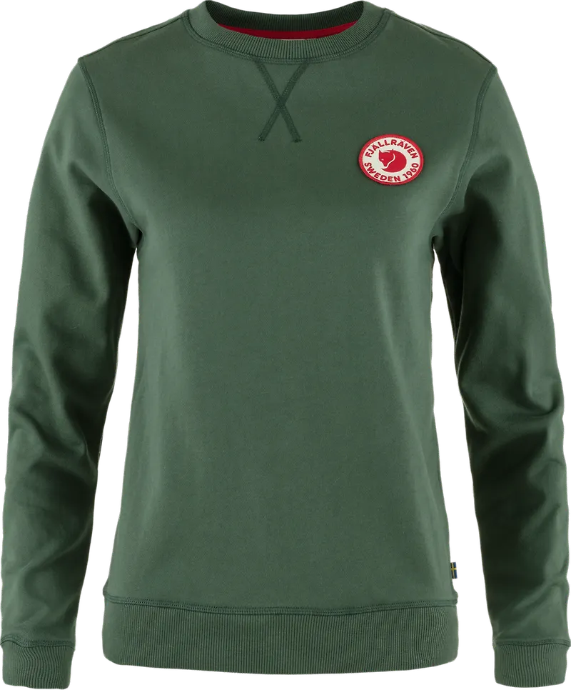 Fjällräven Women's 1960 Logo Badge Sweater Deep Patina