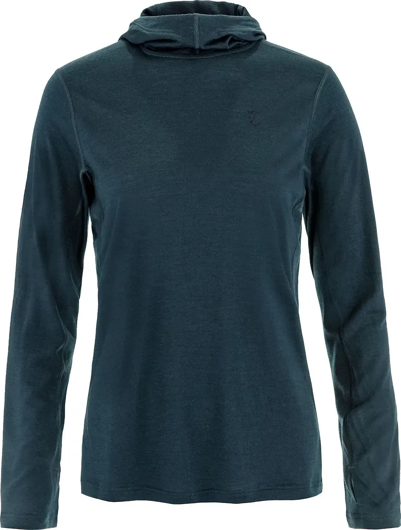 Fjällräven Women's Abisko Wool Hoodie Dark Navy