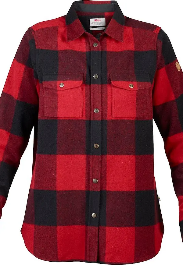 Fjällräven Women's Canada Shirt Longsleeve Red