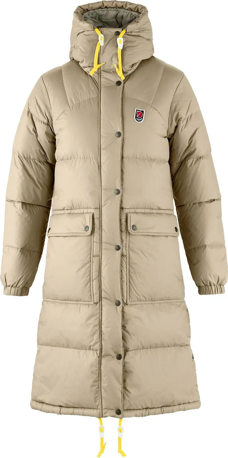 Fjällräven Women's Expedition Long Down Parka Fossil