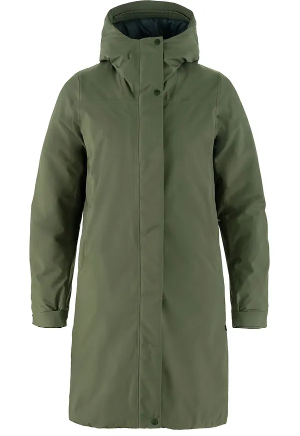 Fjällräven Women's Hc Hydratic Padded Parka Laurel Green