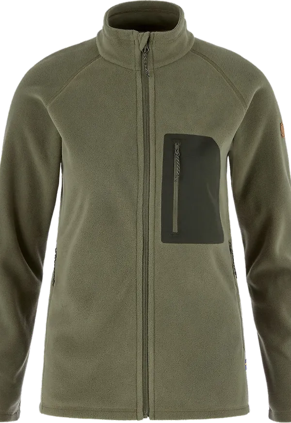 Fjällräven Women's Kaipak Fleece Laurel Green/Deep Forest
