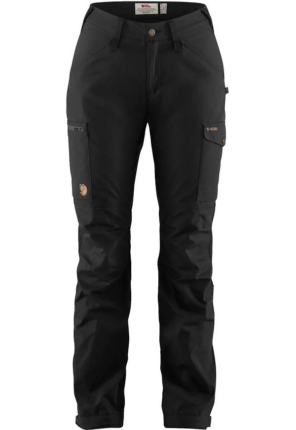 Fjällräven Women's Kaipak Trousers Curved Black
