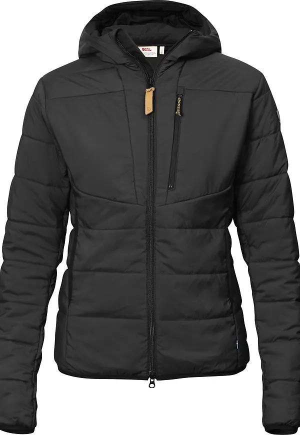 Fjällräven Women's Keb Padded Hoodie Black