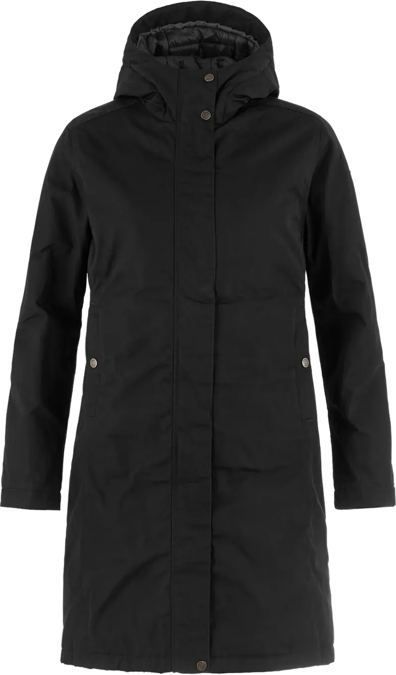 Fjällräven Women's Kiruna Hydratic Padded Parka Black