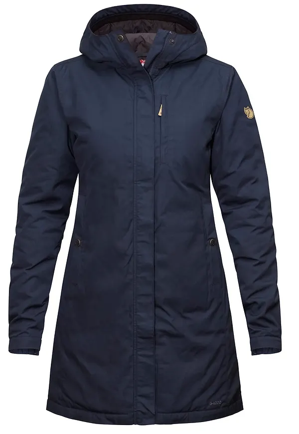 Fjällräven Women's Kiruna Padded Parka Dark Navy