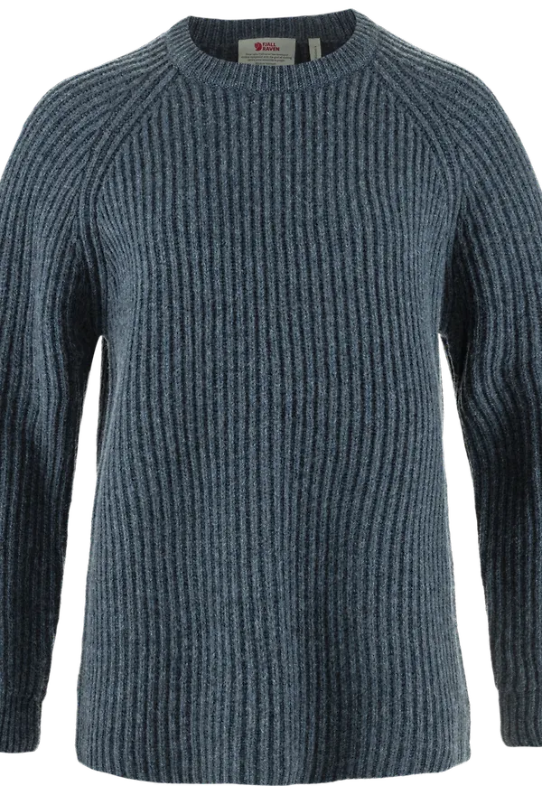Fjällräven Women's Övik Rib Sweater Navy