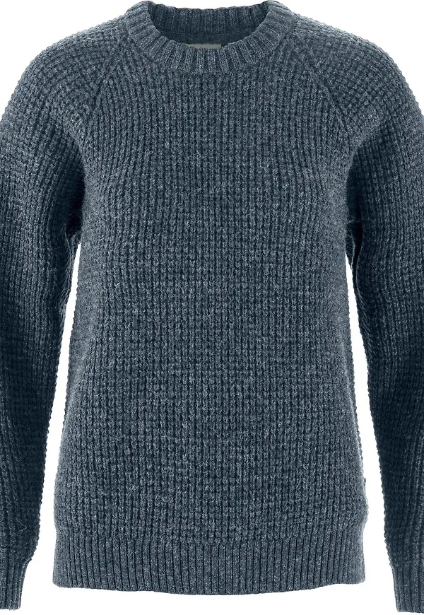 Fjällräven Women's Övik Waffle Knit Navy