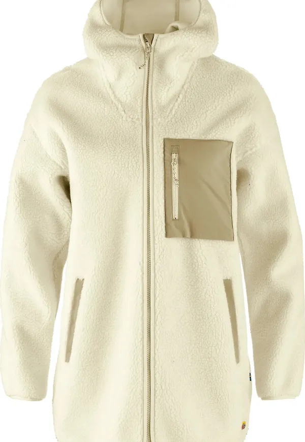 Fjällräven Women's Vardag Pile Fleece Long Chalk White