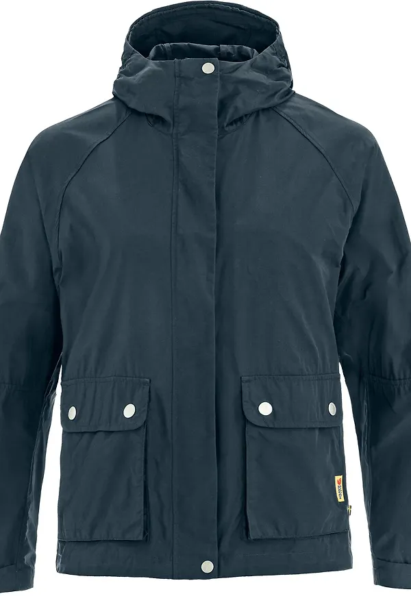 Fjällräven Women's Vardag Vindby Jacket Navy
