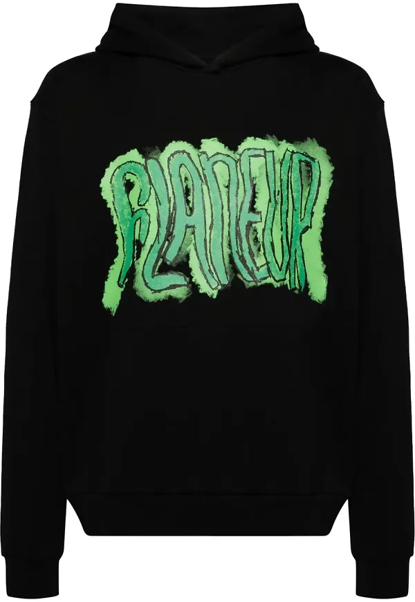 FLÂNEUR artist hoodie - Svart