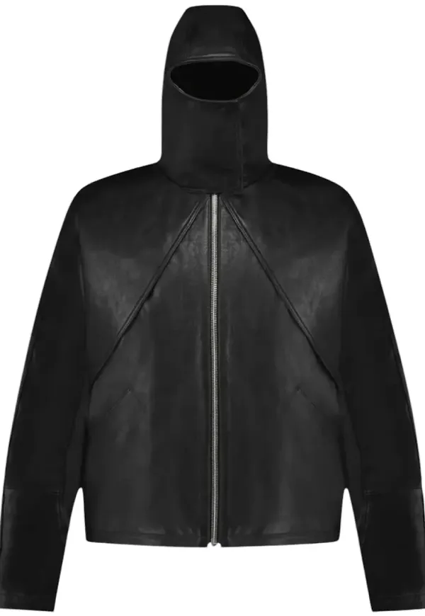 FLÂNEUR skidmask i läder - Svart