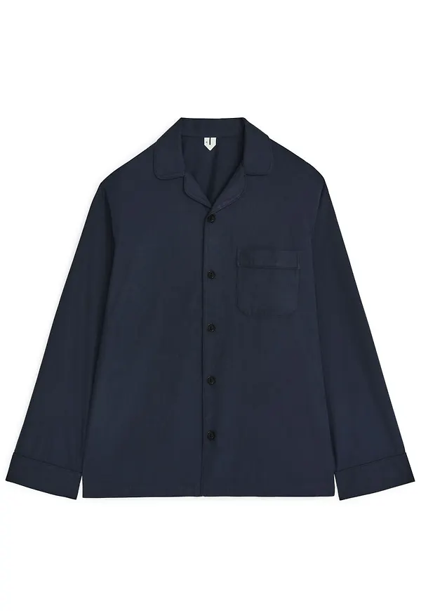 Flannel Pyjama Shirt - Blue