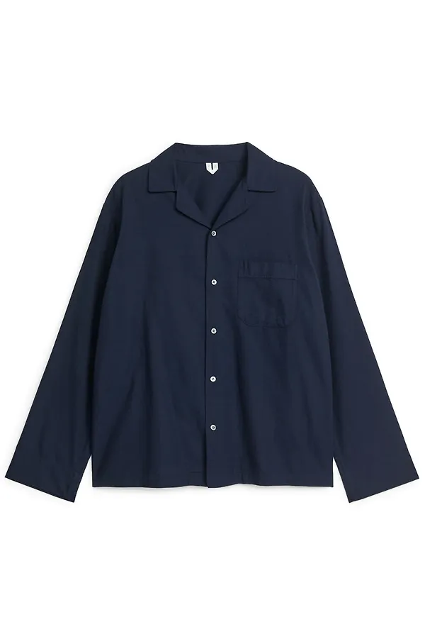 Flannel Pyjama Shirt - Blue