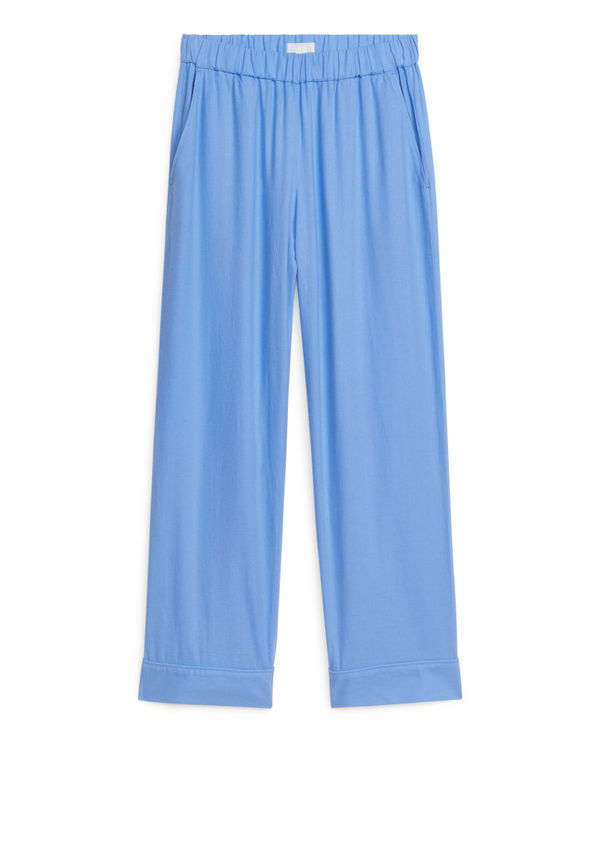 Flannel Pyjama Trousers - Blue