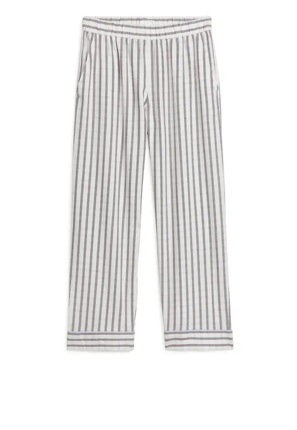 Flannel Pyjama Trousers - Purple