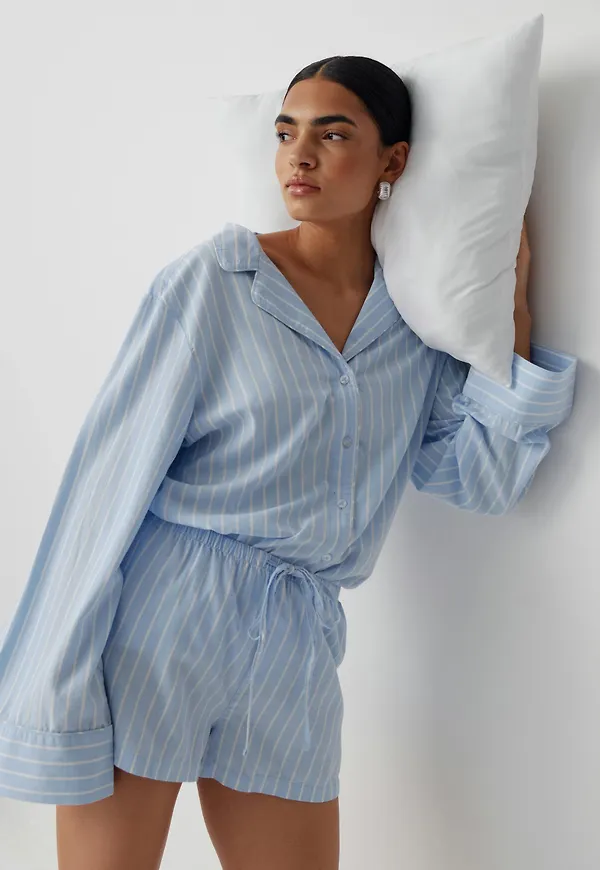 Flannel pyjamas shorts