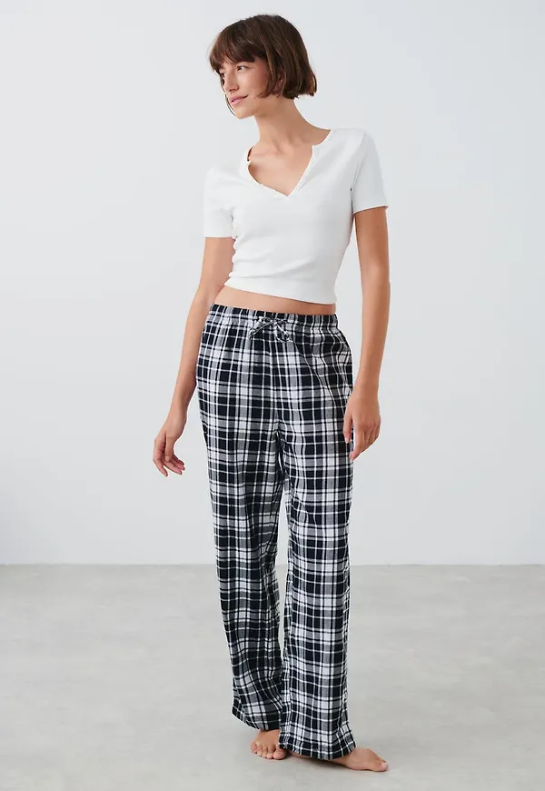 Flannel pyjamas trousers