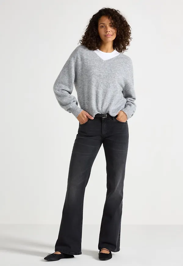 FLARE Fay stretch jeans med låg midja