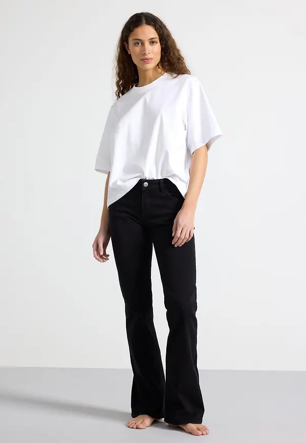 FLARE Fay stretch jeans med låg midja