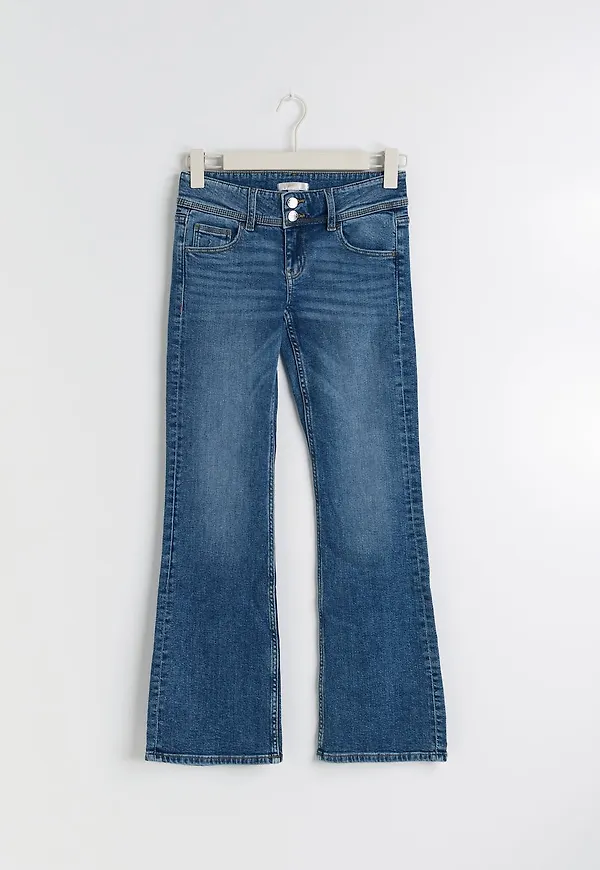Flare pocket jeans tall