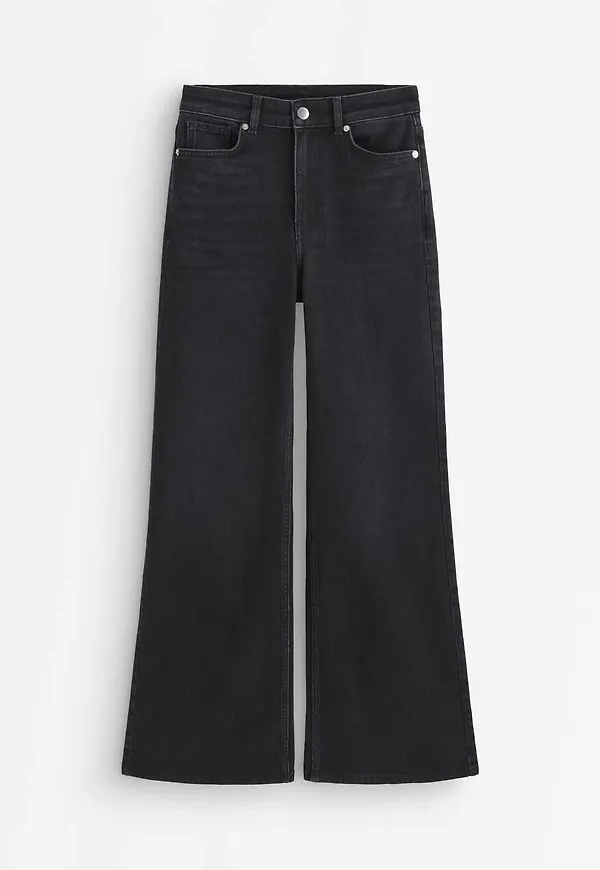 Flared jeans med hög midja