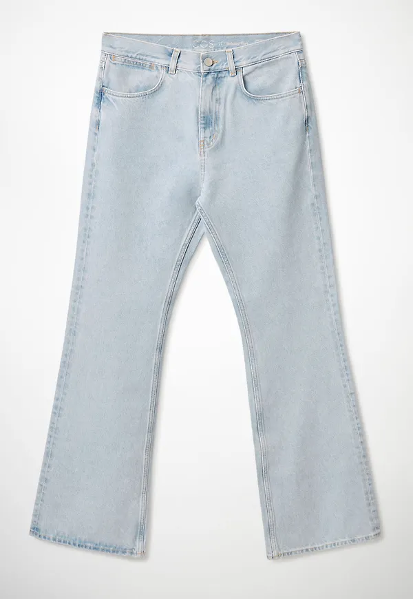 FLARED MID-RISE JEANS