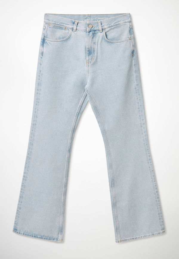 FLARED MID-RISE JEANS