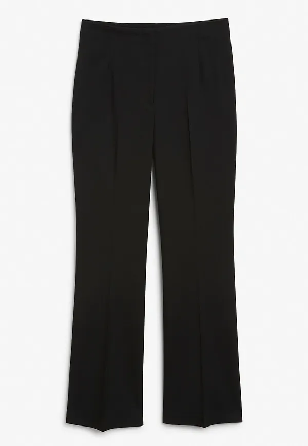 Flared trousers - Black