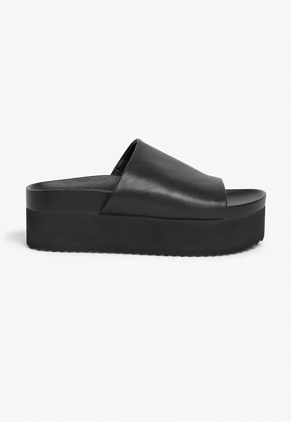 Flatform sandals - Black