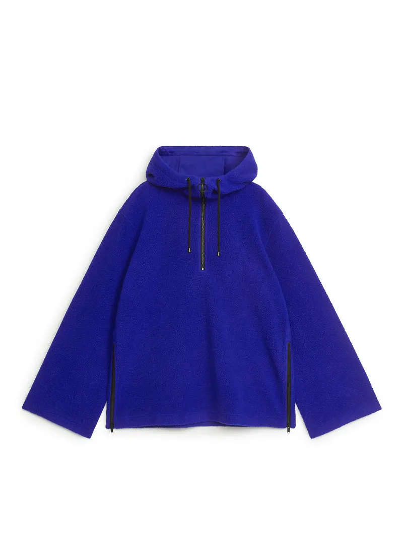 Fleece Hoodie - Blue