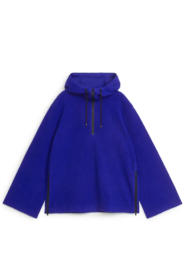 Fleece Hoodie - Blue