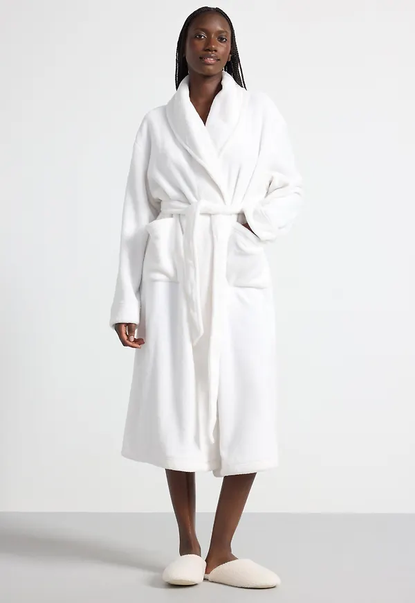 Fleece morgonrock