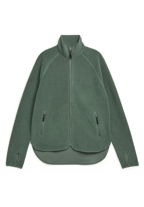 Fleece Zip Jacket - Green
