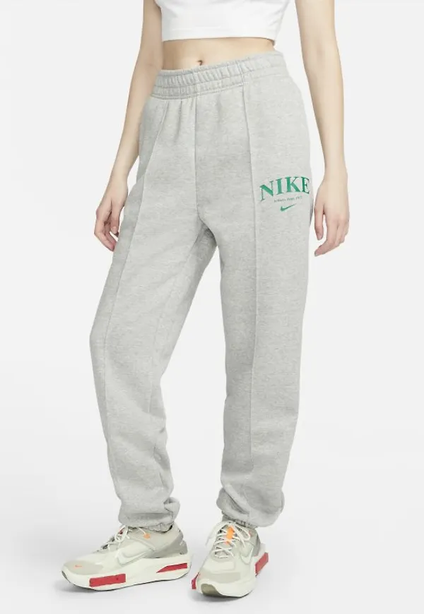 Fleecebyxor Nike Sportswear Collection Essentials för kvinnor - Grå