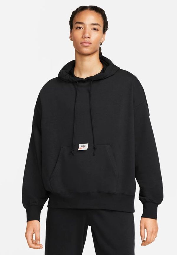 Fleecehuvtröja Nike Sportswear Circa 50 för kvinnor - Svart