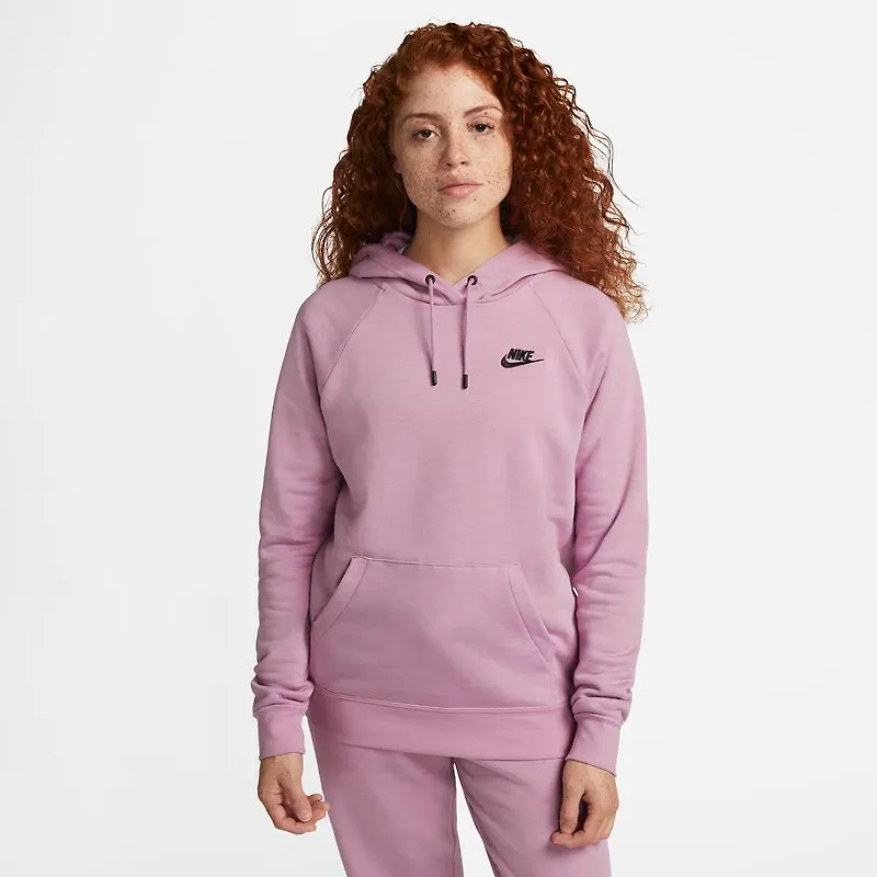 Fleecehuvtröja Nike Sportswear Essential för kvinnor - Lila
