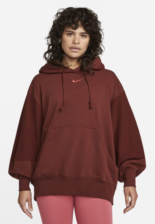 Fleecehuvtröja Nike Sportswear Everyday för kvinnor - Brun